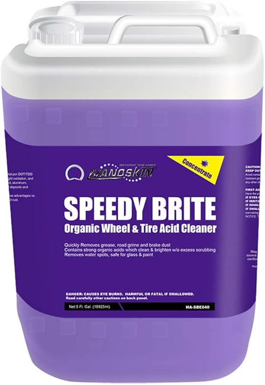 Nanoskin SPEEDY BRITE Organic Wheel & Tire Acid Cleaner [NA