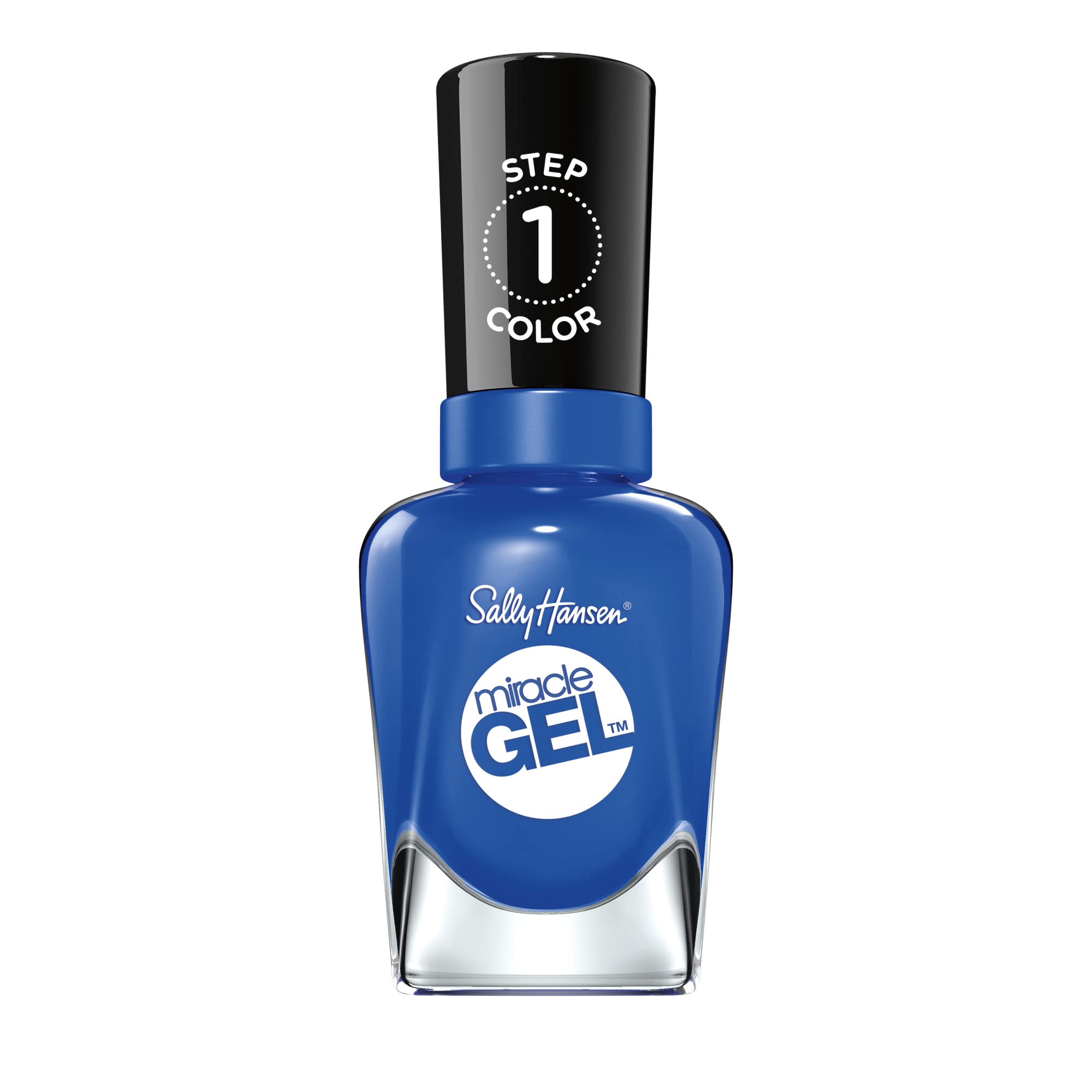 Sally Hansen Miracle Gel, Tidal Wave, Gel-Like Nail Polish, NO UV Light Required, Chip-Resistant, Long Lasting - Up to 8 days, Easy to Use, Salon Quality Results, Vegan Formula, 14.7ml