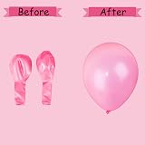 SHATCHI Pink Balloons 25 Pack 12 Inch Thick Latex Biodegradable Helium view 9