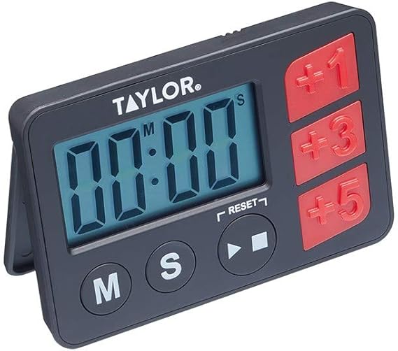 Taylor Pro Just Another Minute Digital Kitchen Timer 100 Minutes With Stopwatch Function 