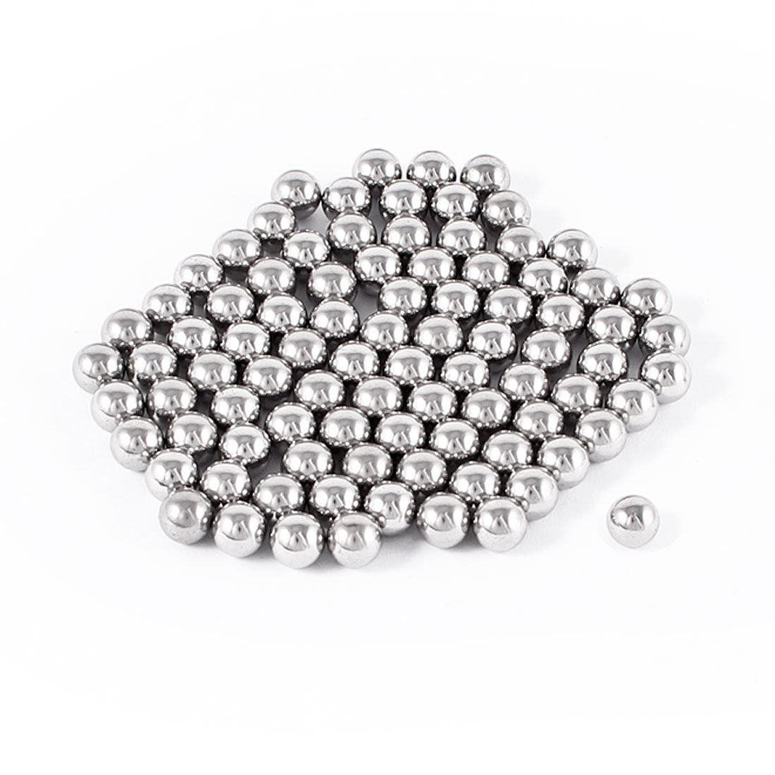 sourcing map 100 Pcs Bike Bicycle Wheel Bearing Steel Balls 7mm Diameter