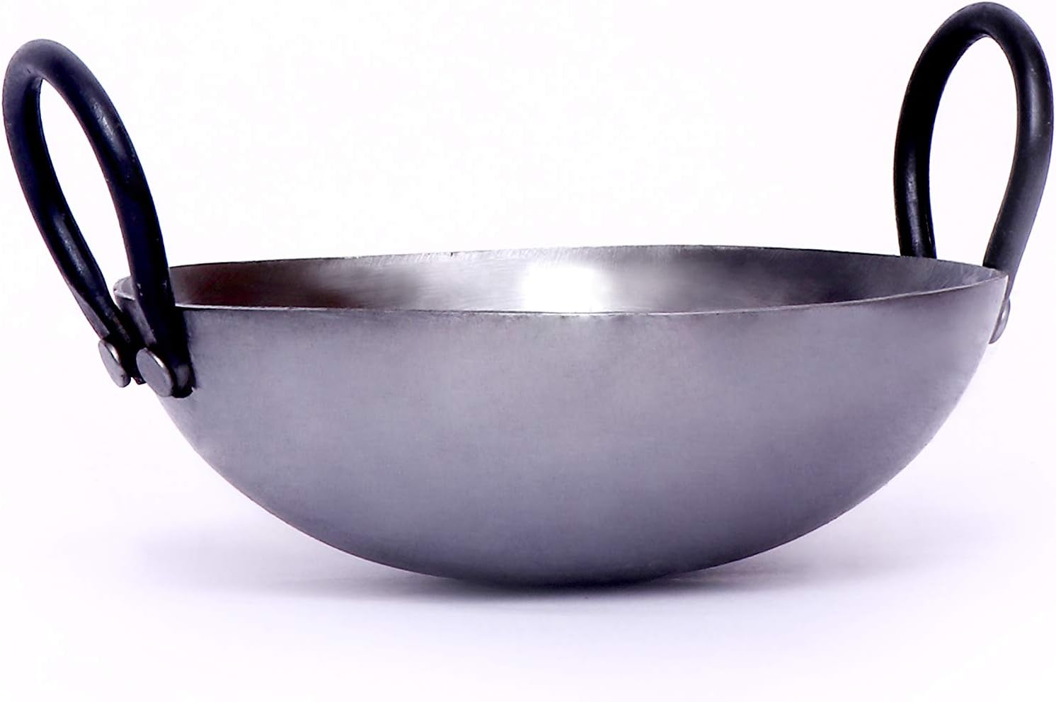 MK KITCHENWARE Iron Kadhai (Extra Small) 5 Inches/12.7 cm Original Iron