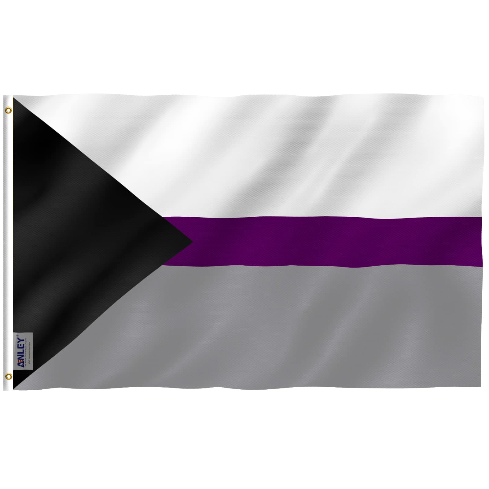 ANLEY Fly Breeze 3x5 Feet Demisexual Pride Flag - Vivid Color and UV Fade Resistant - Canvas Header and Double Stitched - Demisexual Pride Flag with Brass Grommets 3 X 5 Ft