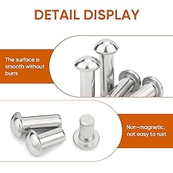 ALLCLEAN 3/16" Diameter X 1/2" Length Solid