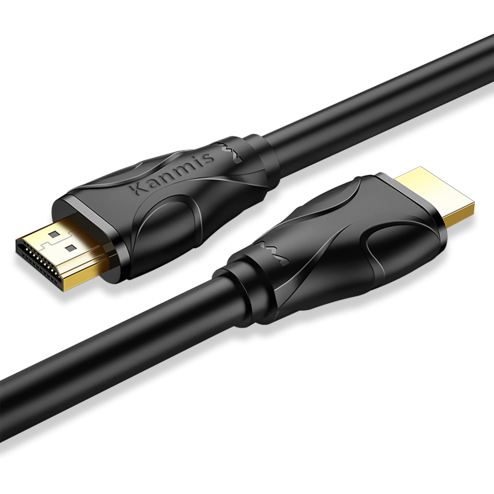 Photo 1 of kanmis 8K HDMI Cable 6ft, High Speed Hdmi 2.1 Cables 8K@60Hz 4K@120hz, Ultra High Speed Gold Plated Connectors hdmi Cord, Compatible with PlayStation Arc PS3 PS4 PC HDTV