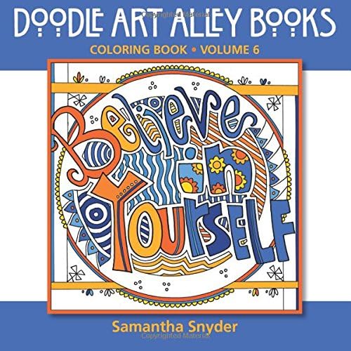 Believe in Yourself: Coloring Book (Doodle Art Alley Books)
