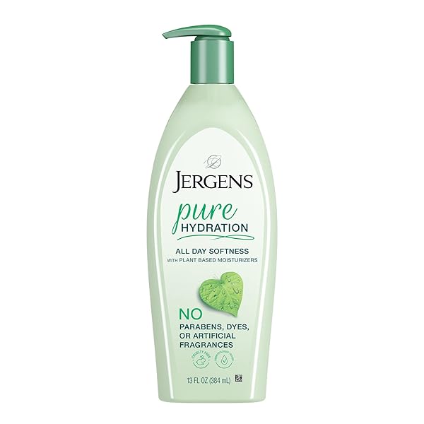 JERGENS PURE HYDRATION BODY LOTION, PLANT BASED MOISTURIZER...