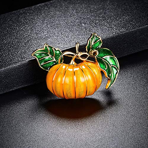 Mytys Pumpkin Brooch Pins Enamel Pin Jewelry Fashion Brooch Pin Jewelry Xmas Gift for Men Women
