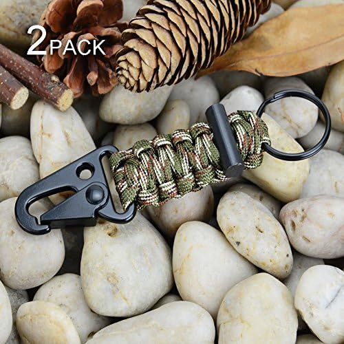 Viriber Nylon Velcro, Gear Keeper Pouch, can be used as Key Ring Holder, Compatible with Molle Bags, perfect webbing attachment strap