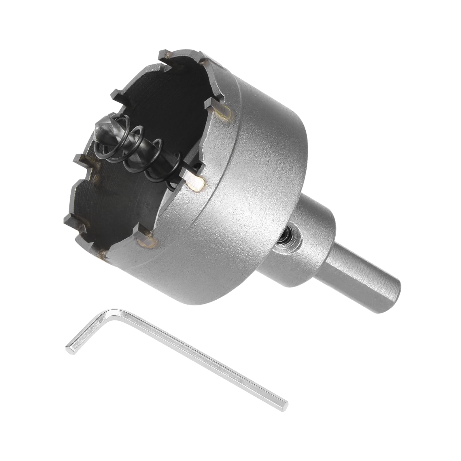 CoCud Carbide Hole Saw, 2 Inch/50mm Diameter, Metal Steel Hole Cutters Drill Bits - (Applications: for Metal Wood), 1-Pieces