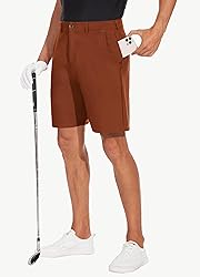 JWM Mens 7" Stretch Golf Shorts - Lightweight