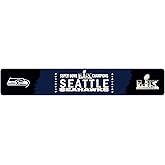 FANMATS NFL - Seattle Seahawks Super Bowl 60 Champions Flat Metal Street Sign | Team Color | 24"x4" | Super Bowl 60 Champions Design |Printed in USA