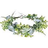 Floral Fall Camellia Flower Crown Rose Headpiece Wedding Bridal Flower Girl Halo Maternity Photo Props FL-03