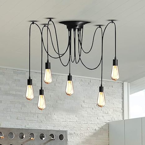 Classic Spider Pendent Lamps Ajustable Diy Ceiling Spider Light