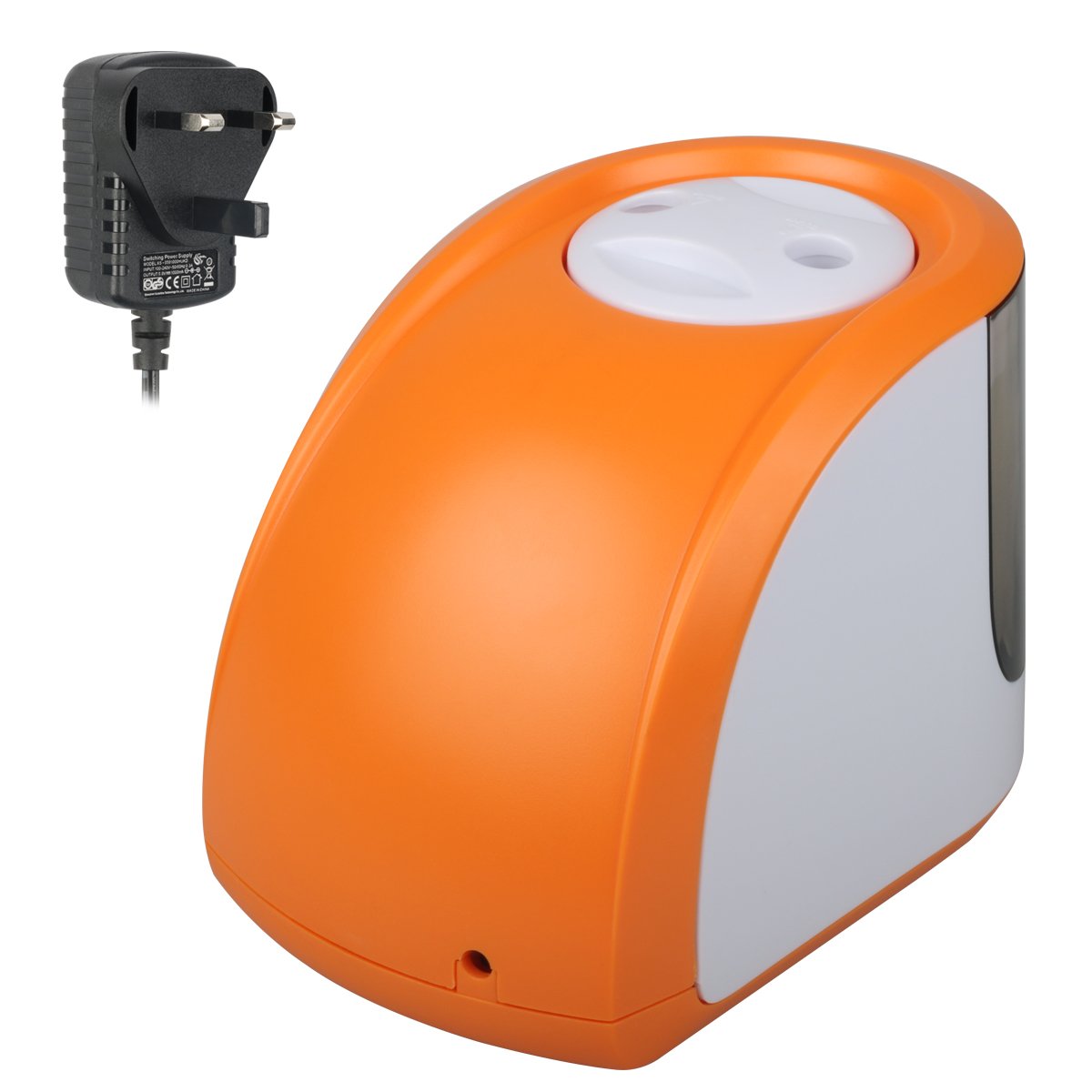 Electric Pencil Sharpeners with 2 Holes 6-8mm Both Power Cord and Battery Opreat for Colored Pencils