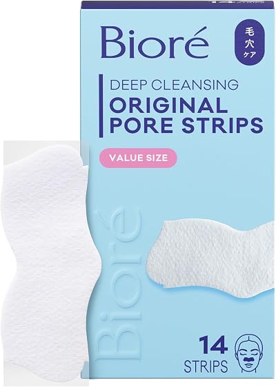 Bioré Deep Cleansing Nose Pore Strips for Blackheads - 14 Count