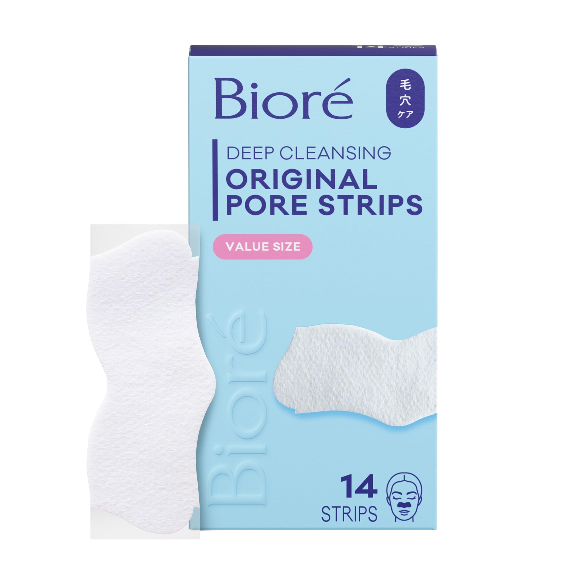 Biore Deep Cleansing Pore Strips For Nose - 14 Ea