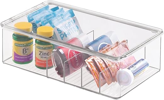 mDesign - Caja para almacenamiento en el cuarto de baño; para