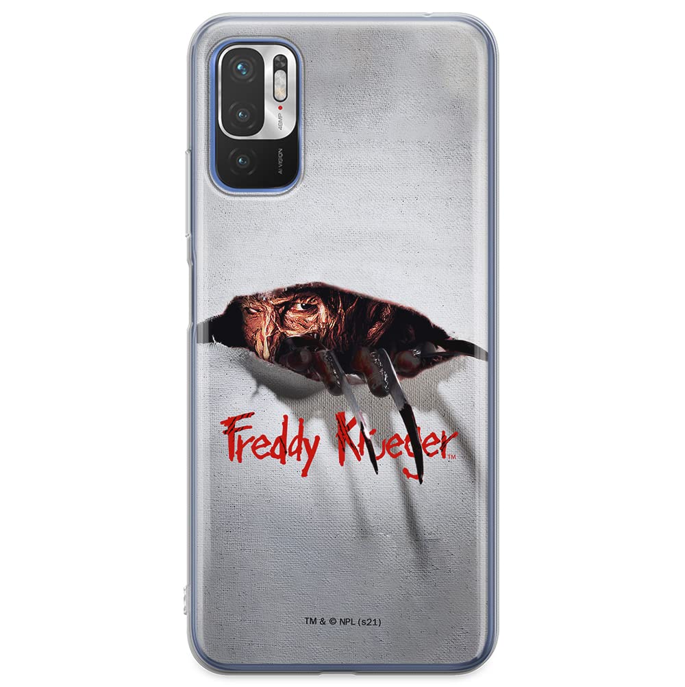 ERT GROUP mobile phone case for Xiaomi REDMI NOTE 10 5G / POCO M3 PRO original and officially Licensed Horror pattern Nightmare on Elm Street 008, case made of TPU