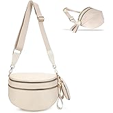 Pallocoo Checkered Crossbody Bum Bags for Women, Nylon Sling Bags with Shoulder Strap, Large Capacity Checkered Purse Bag