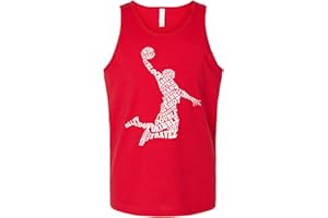 Threadrock Boys Basketball Player Typography Word Art Youth Tank Top