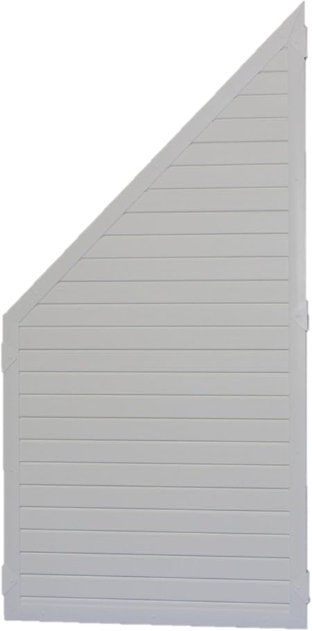 Sichtschutz Kunststoff Classic Kunststoffzaun Schrag 90x180 90cm Schrag Amazon De Garten