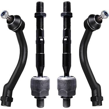 Detroit Axle Front Inner And Outer Tie Rod End Set (4-Piece) For Nissan Frontier – ES3660 ES3466