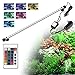 LED Aquarium Light, Smiful Submersible Fish Tank Light Colorful Remote Control Waterproof Crystal Glass LEDs Lights Bar (23