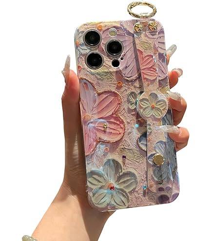 Compatible With IPhone 12 Pro Max Case With Phone Lanyard, 6.7 Inch Cute Japanese Lucky Cat Design, Glitter Luxury Soft Silicone 3D Emboss Phone Case With Wrist Strap (iPhone 12 Pro Max, Black