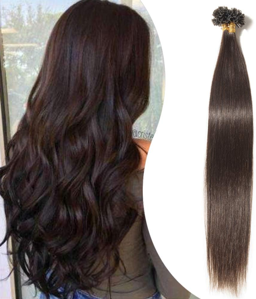 Pre Bonded Hair Extensions 1g 100 Real Remy Human Hair Straight U