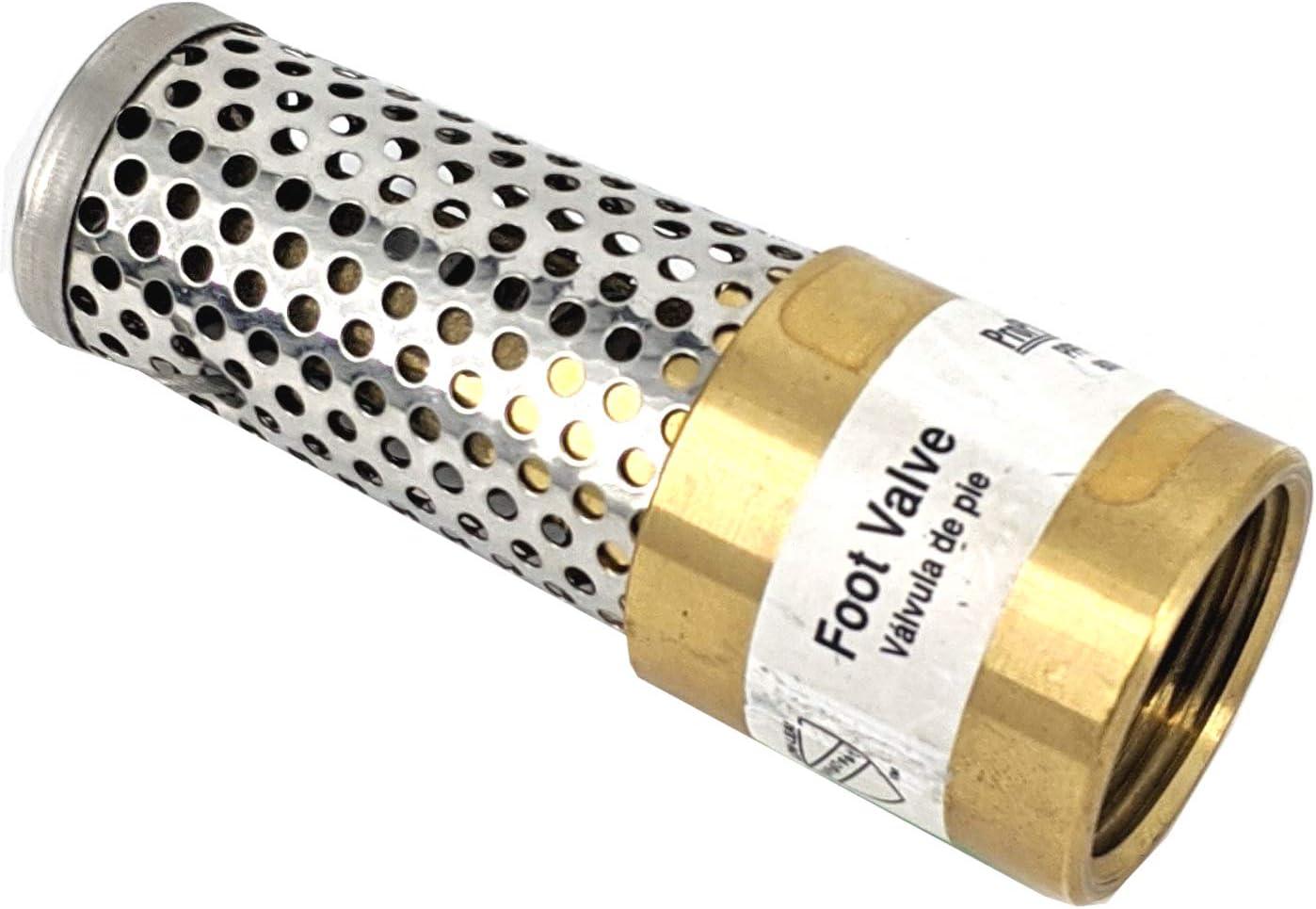 ProPlumber Brass / Stainless Steel, 1" Foot Valve