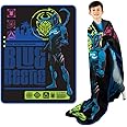 Franco WB Blue Beetle Movie Kids Bedding Super Soft Micro Raschel Throw, 46 in x 60 in, (Official Licensed Product)