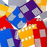 BMC Super Cute Simple Nail Vinyl 13pc Mixed Pattern Manicure Art Sticker Bundle - Super Sized Collector's Set