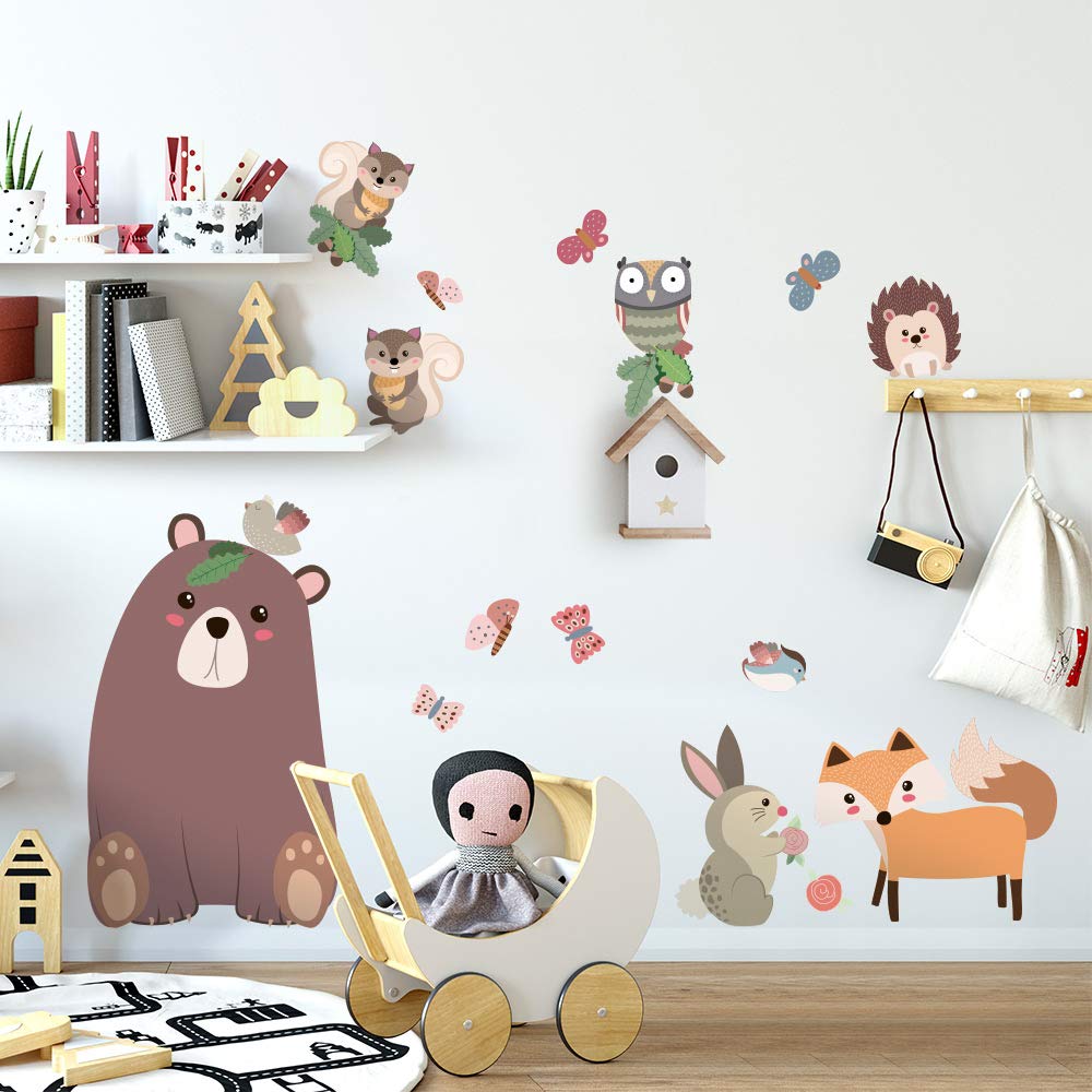 kina - R00526 Kids wallstickers for Children's Bedroom - Wall Sticker Removable Decals Decor Decoration