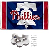 WinCraft Philadelphia Phillies New Bell Banner and Tapestry Wall Tack Pads