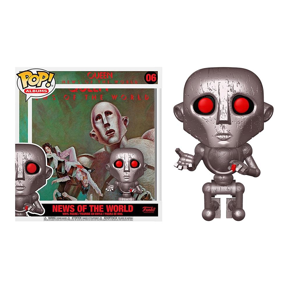 Funko Queen Band News Of the World - Music - Collectable Vinyl Figure - Gift Idea - Official Merchandise - Toys for Kids & Adults - Music Fans - Model Figure for Collectors and Display