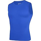 MOVILBENES Boys Compression Shirt Sleeveless Youth Basketball Football Baseball Undershirt Quick Dry Kids Athletic Tank Tops