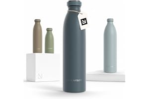 LARS NYSØM Stainless Steel Insulated Water Bottle 350ml, 500ml, 750ml, 1L, 1 5 Liter | Insulated Thermo Flask for Hot and Col