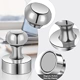 MIN CI 24 Pack Neodymium Magnets 12x16 mm Silver Round Fridge Push Pins view 3