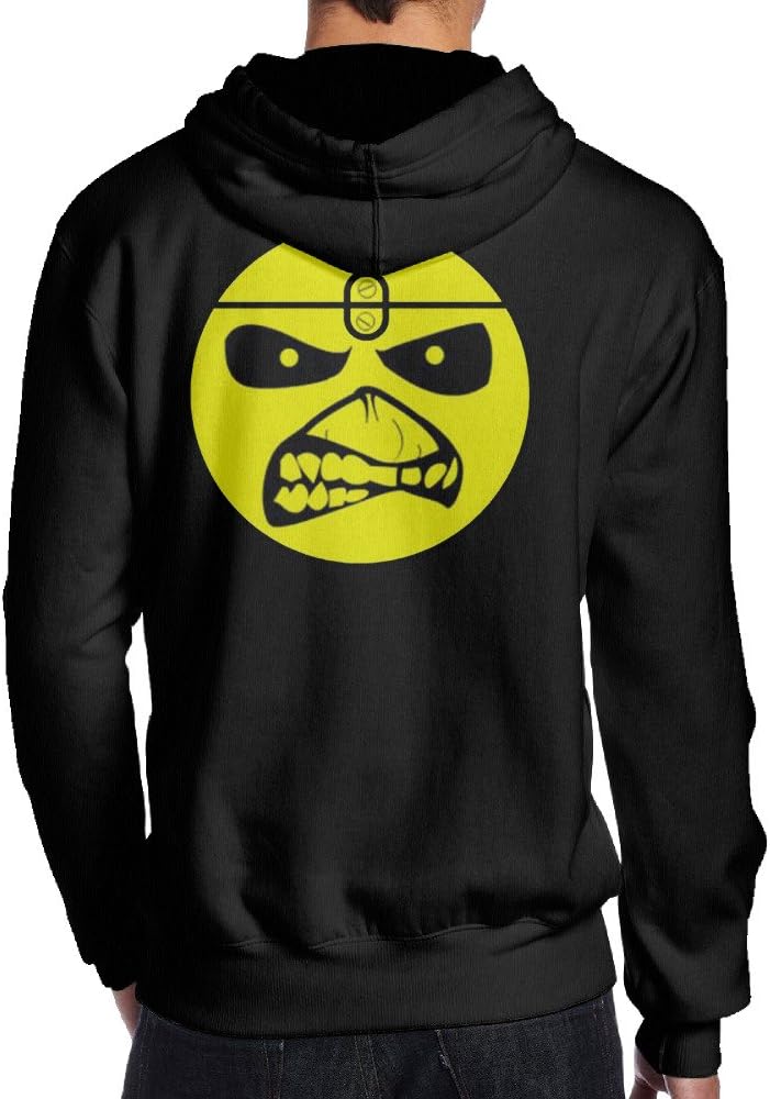 Men Iron Maiden Band Flag Hoodies Sweatshirts Cool Pullover Funny