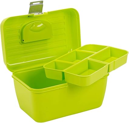Caja de almacenaje con bandeja extraíble, caja de ...