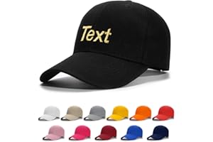 Custom4U Custom Hat Baseball Cap Adjustable Embroidered Mom Dad Hat for Men Women Gifts for New Parents Personalized Text S/L