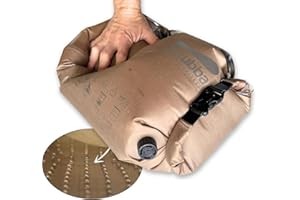 Scrubba Tactical Wash Bag Portable Washing Machine - Lightweight Manual Washing Machine for Travel, Camping, Laundry, Clothes - Camping Accessories, Gift - use with Laundry Detergent/Sheets - 5.6 oz.