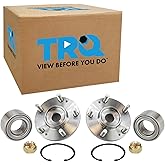 TRQ Front Wheel Bearing & Hub Kit with ABS Sensor Compatible with 2001-2006 Hyundai Santa Fe 2005-2009 Tucson 2005-2008 Kia Sportage
