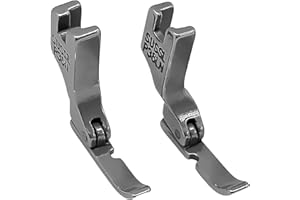 2 PCS Industrial Sewing Machine Cording Zipper Foot P36LN/P36N - for High Shank Singer,Janome, Juki, Brother,Babylock, Elna, 