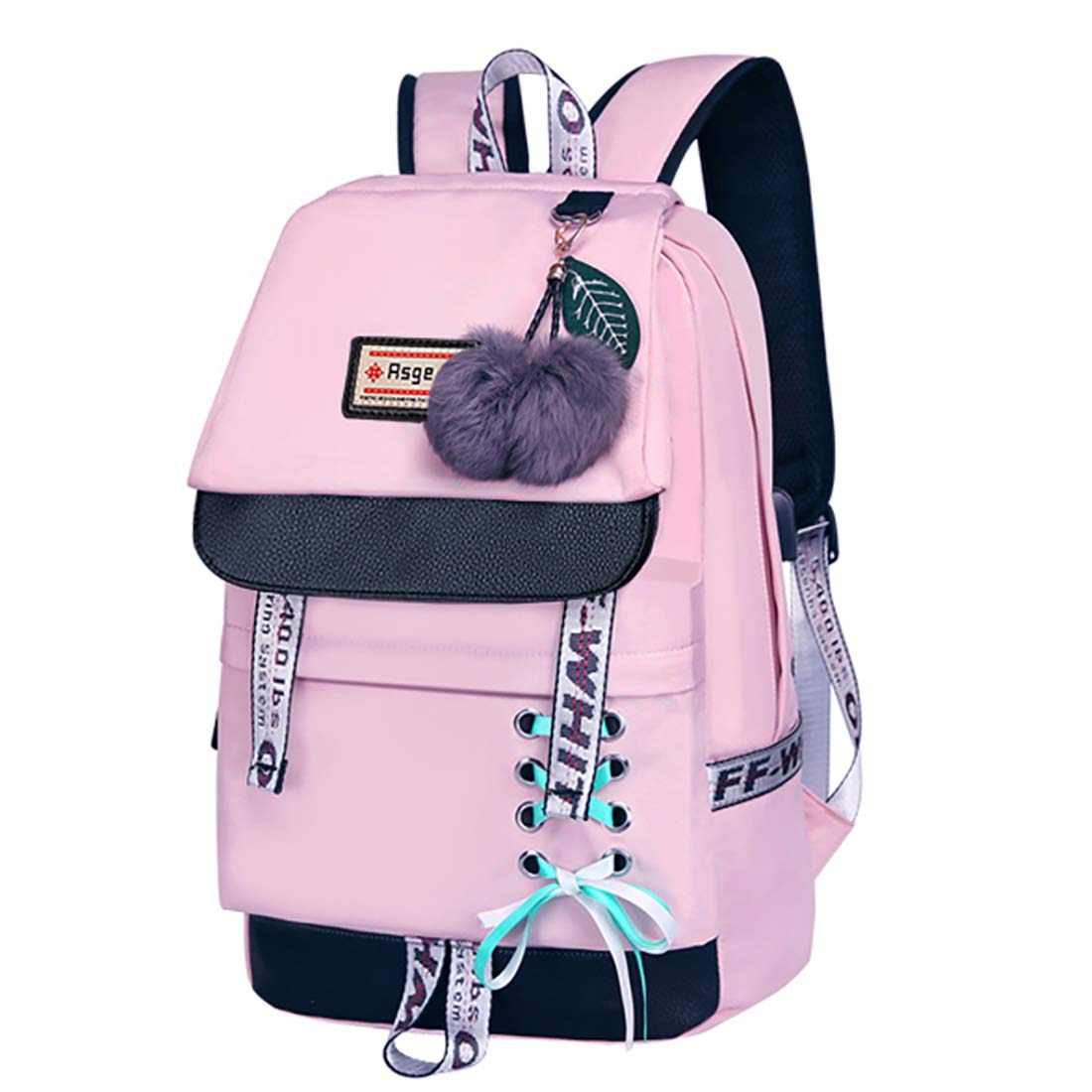 Asge-Backpack-for-Girls-Kids-Schoolbag-Children-Bookbag-Women-Casual-Daypack