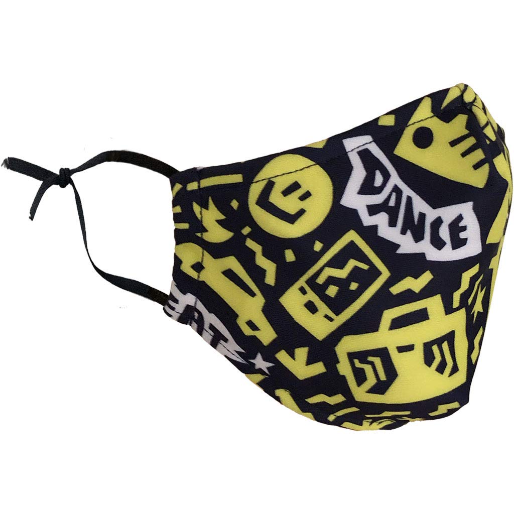 Stay Safe Reusable Face Mask Protection Washable Mouth & Nose Shield Breathable Anti Smoke Pollution Bike Motorcycle Sport (Dance)