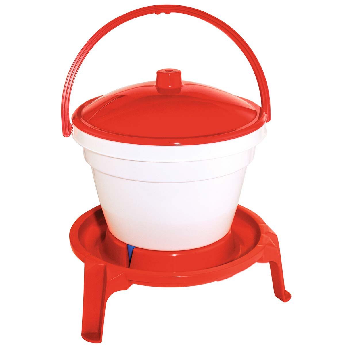 Kerbl Waterer for poultry 12,0 litre, red/white
