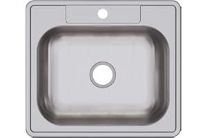 ELKAY Dayton D125221 Single Bowl Drop-in Stainless Steel Sink 25 x 22 x 6.5625"