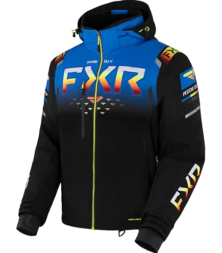 Amazon.com: FXR Men's Octane Jacket (Black/Hi-Vis - Small